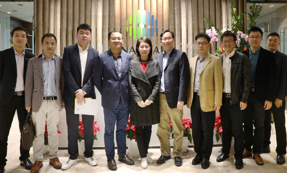 佛山市顺德区经济和科技促进局常务副局长谭素一行到访南太集团